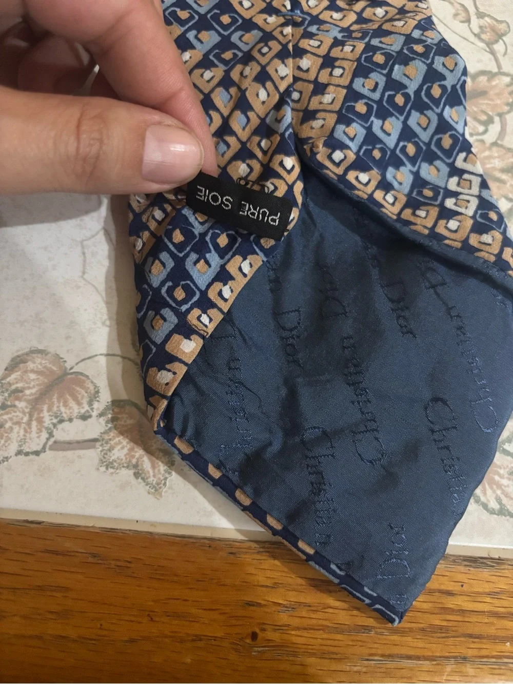 Dior mens tie